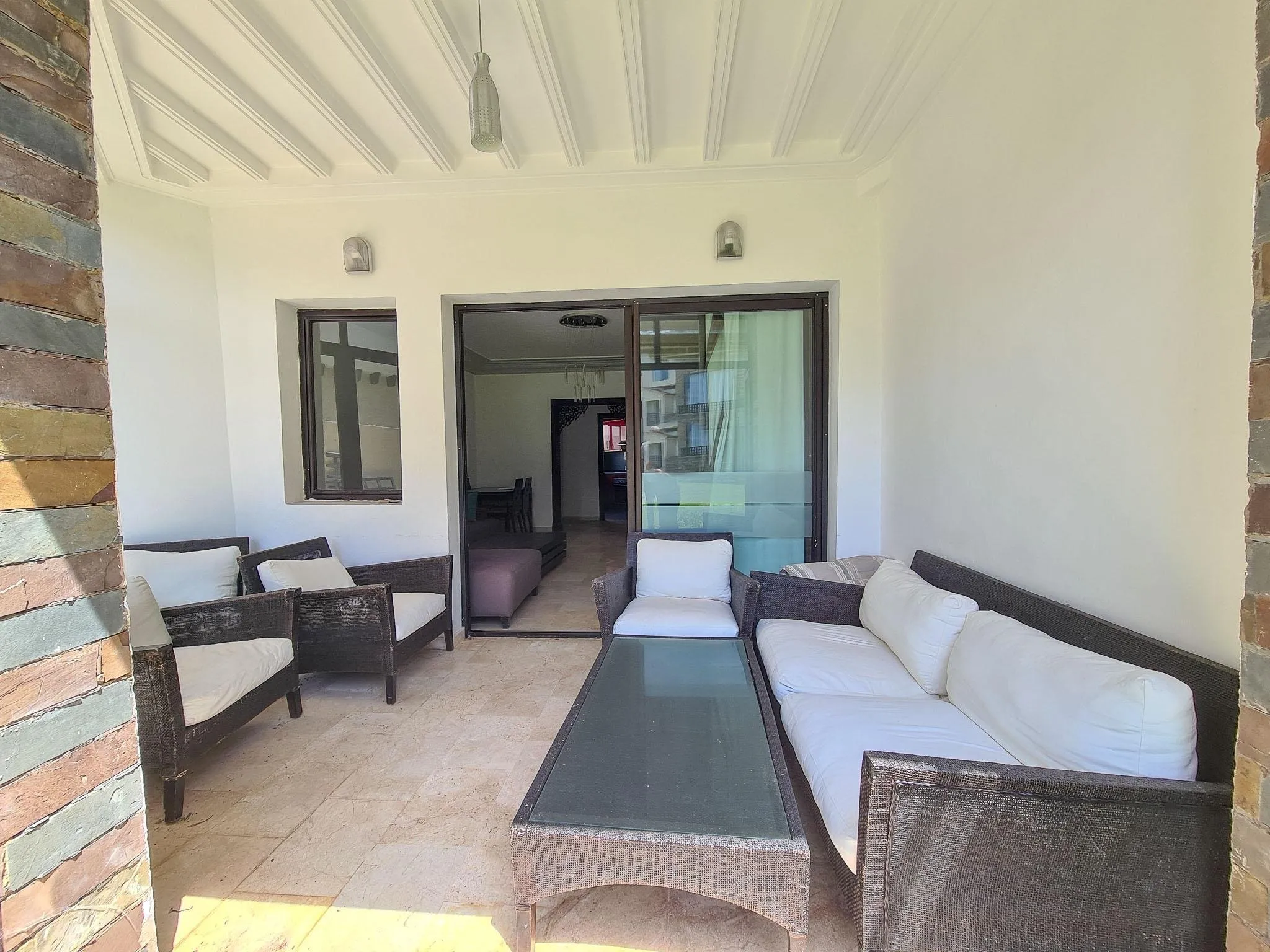 Appartement rez de jardin vue océan en résidence - الدار البيضاء (3)