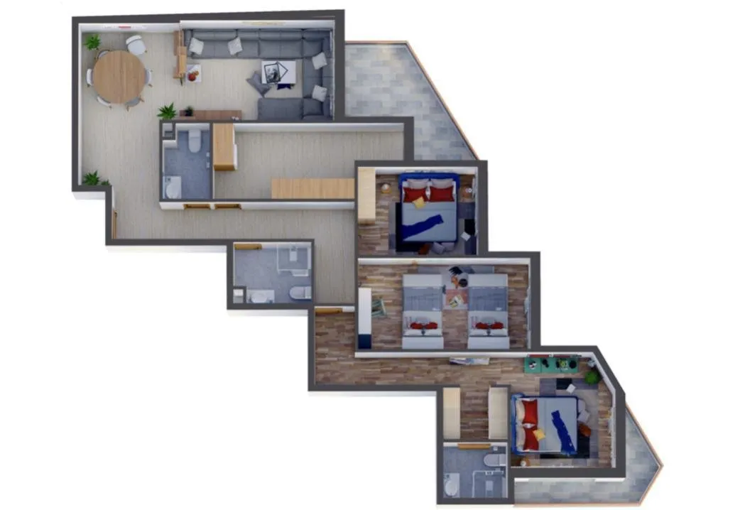 Appartement neuf à vendre 3 chambres Ain Sebaa - الدار البيضاء