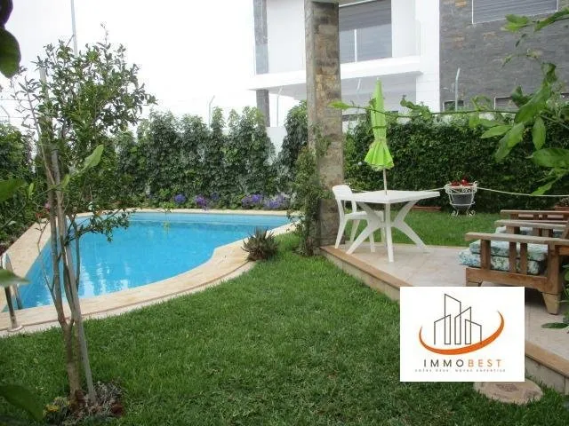 Villa en vente à Dar Bouazza, Angle avec piscine 3 CH - الدار البيضاء
