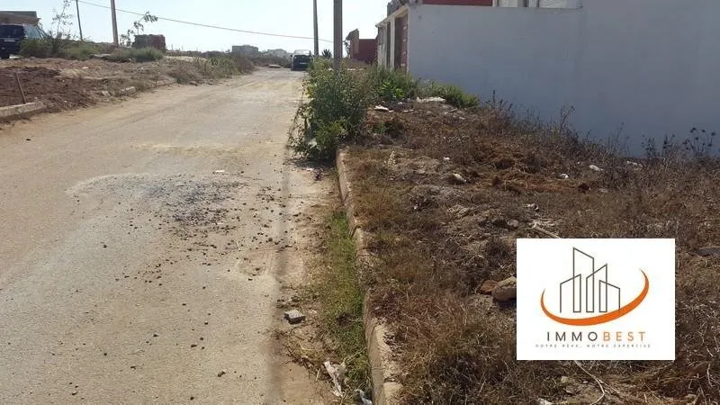 Jacques beach, tamaris, Terrain en vente 226 m² 2eme ligne front mer - الدار البيضاء