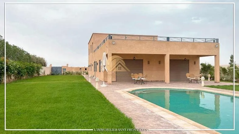 Villa vide à vendre  2000M², piscine  privée, Route de fes - مراكش (2)