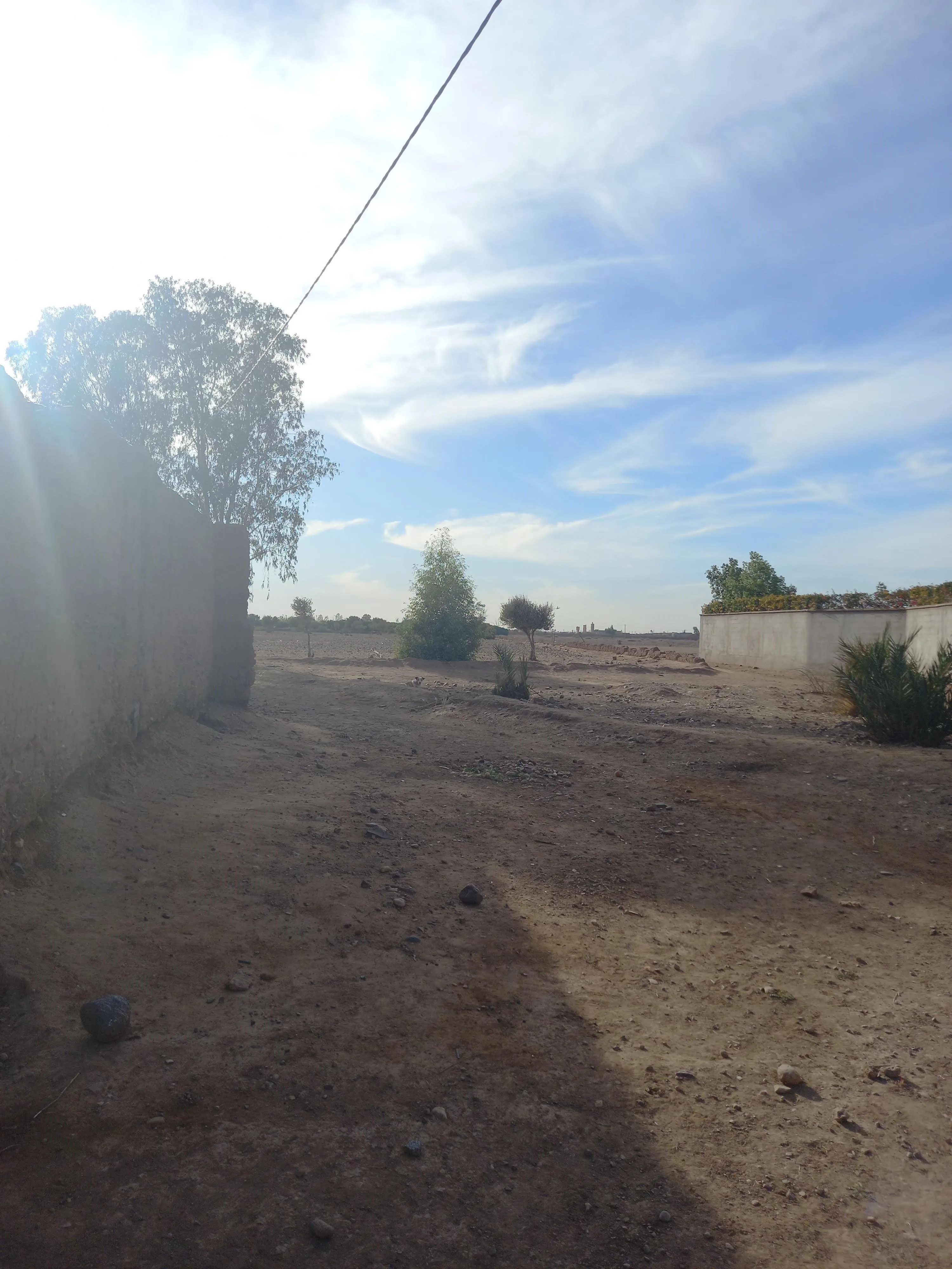 Terrain Melkia à 23 km Rte de Fès - مراكش (4)