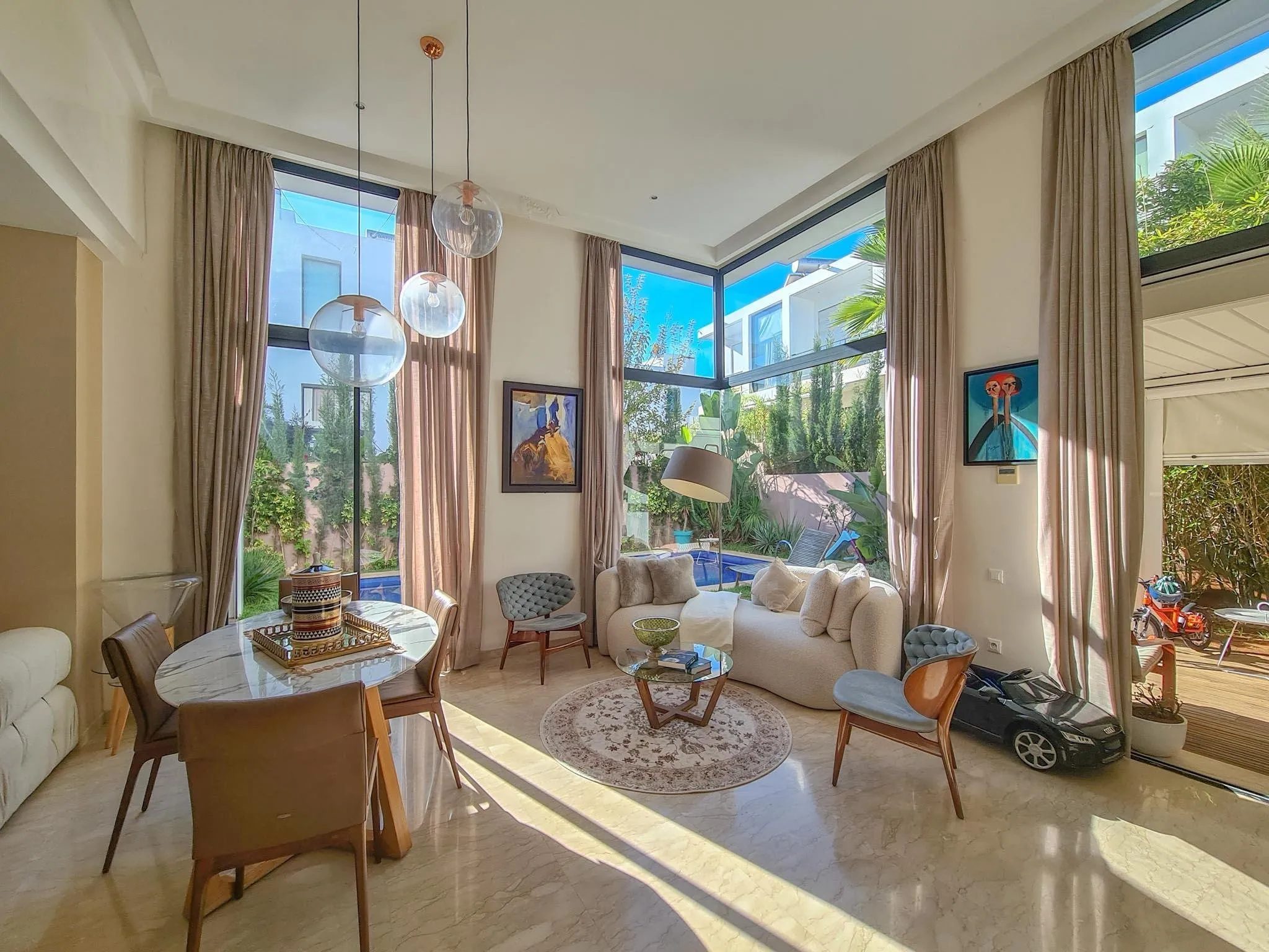 Villa haut de gamme en résidence 3 chambres. - الدار البيضاء (4)