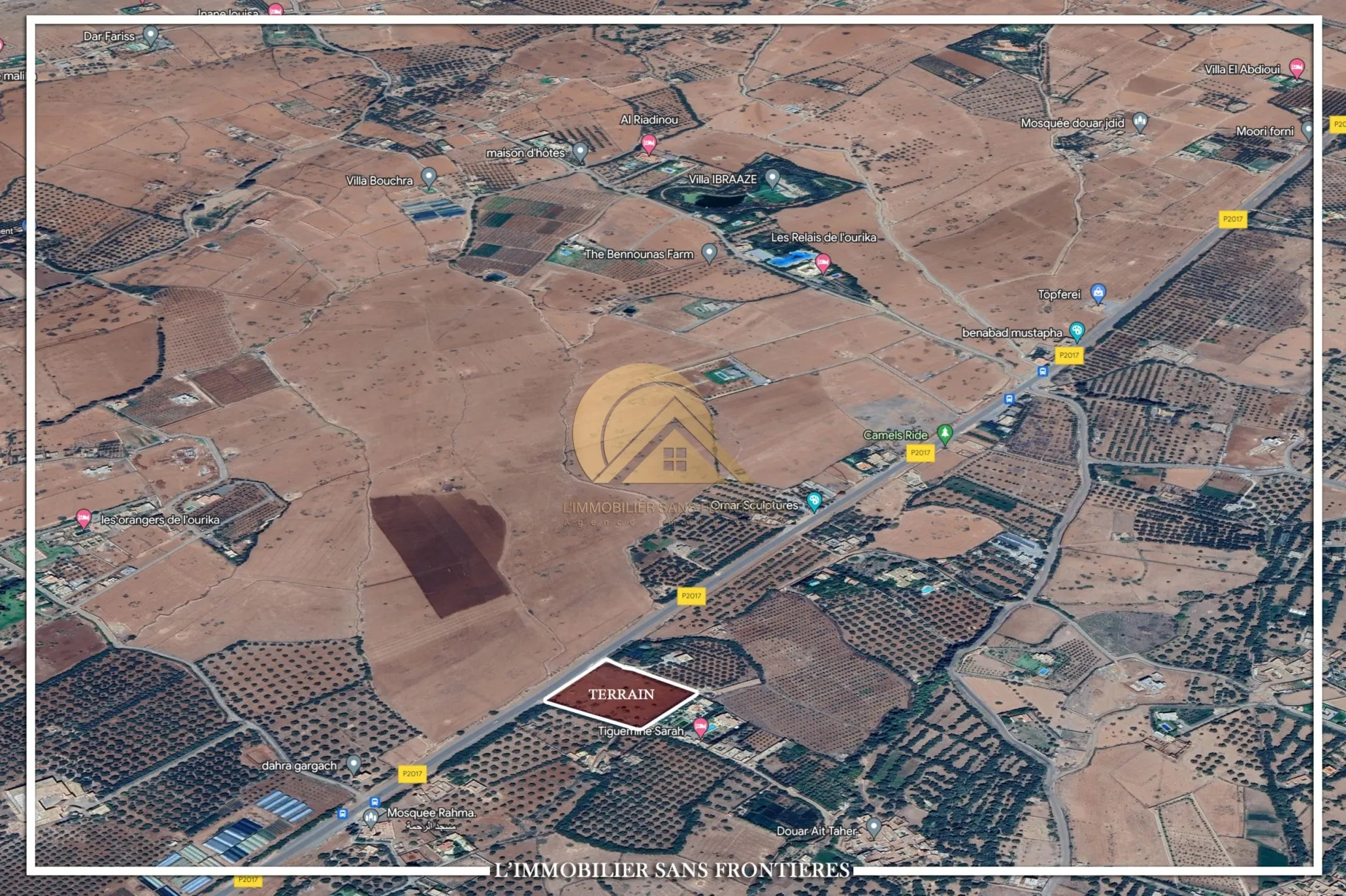Terrain à vendre – titré – Route d’Ourika km28, Route d’Ourika - مراكش (4)