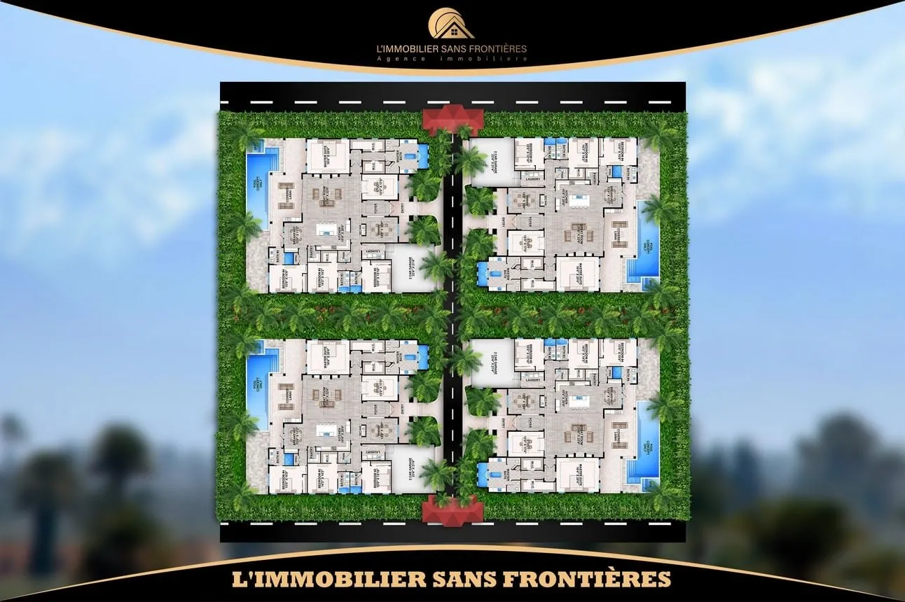 Terrain à vendre à Route Ouarzazate KM 15, Marrakech — SA2 — 1h 6300m² - مراكش