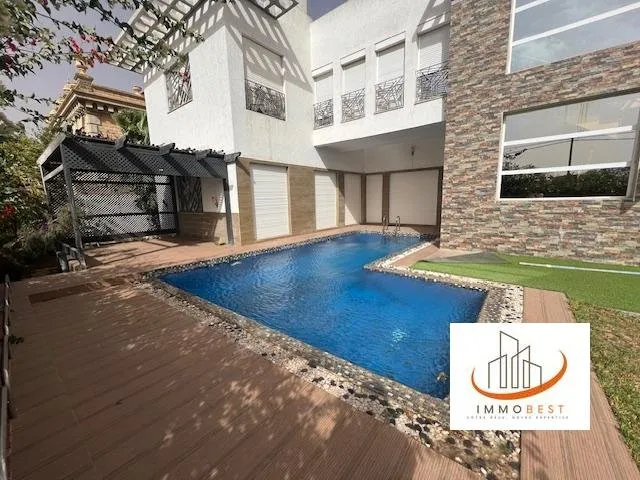 Oued Merzeg, superbe villa en vente 4ch - الدار البيضاء (2)