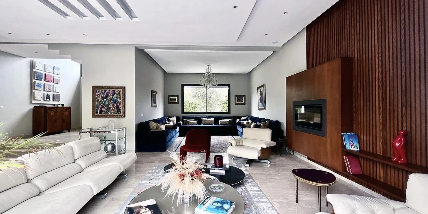 Villa de 4 chambres et bureau, jardin tropical privé et piscine. - الدار البيضاء (4)