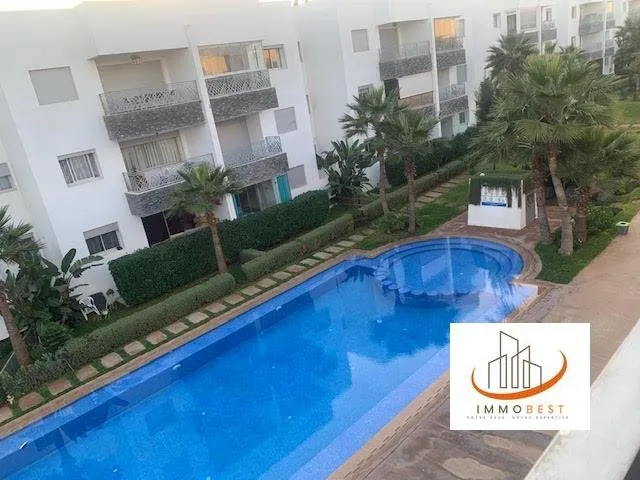 Dar Bouazza , appartement  vue jardin à vendre,3CH - الدار البيضاء