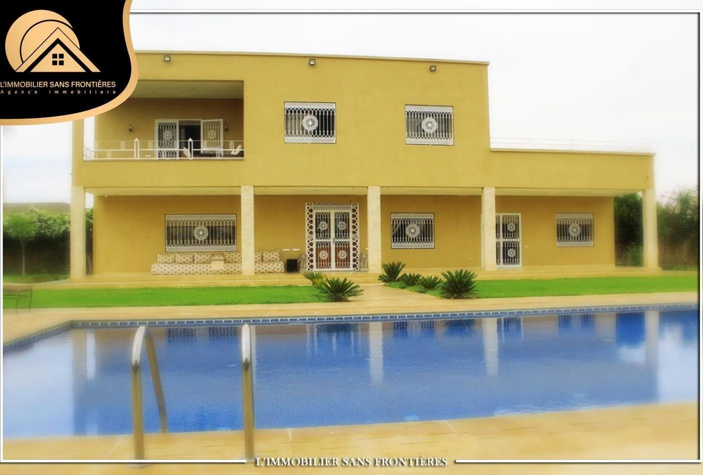 Villa luxe meublée à vendre Route Fès km 20 Marrakech - مراكش