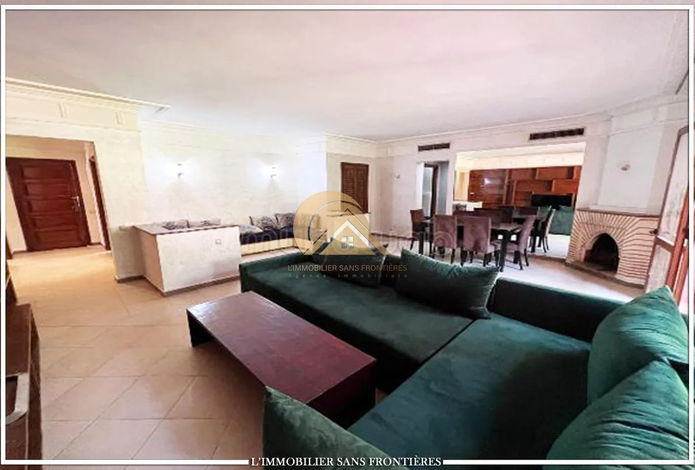 Appartement vide à vendre rez de jardin, piscine collective  Agdal - فاس