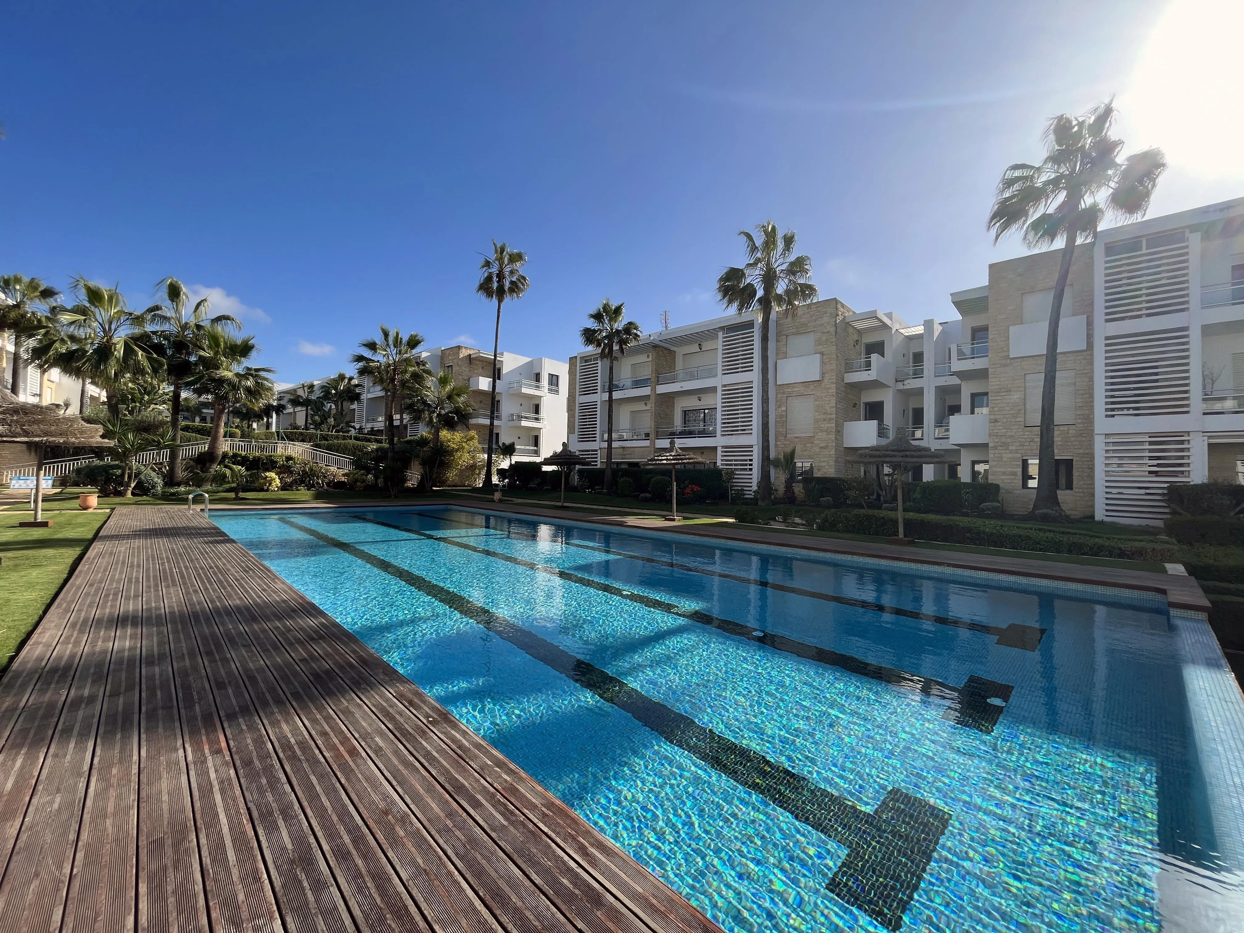 Appartement 2 chambres en résidence bord de mer . - الدار البيضاء