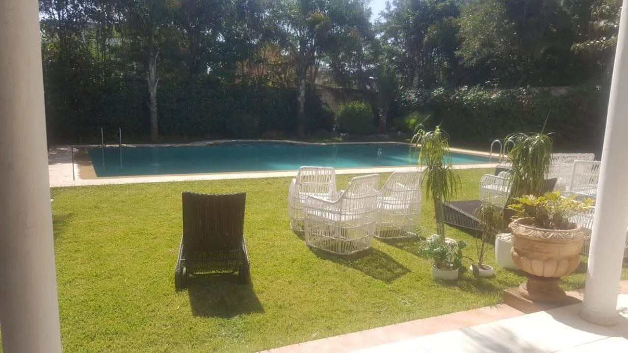 Villa Bouskoura piscine, beau jardin Ã  vendre - بوسكورة (4)