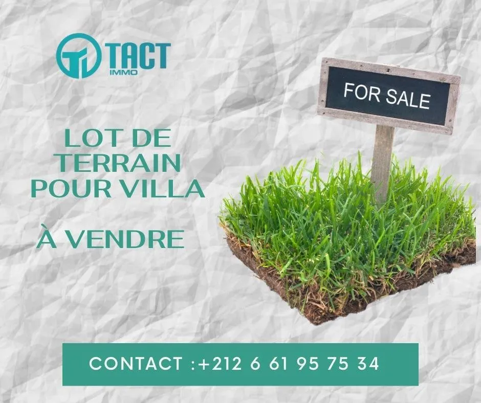 LOT DE VILLA À VENDRE TARGA MARRAKECH - مراكش