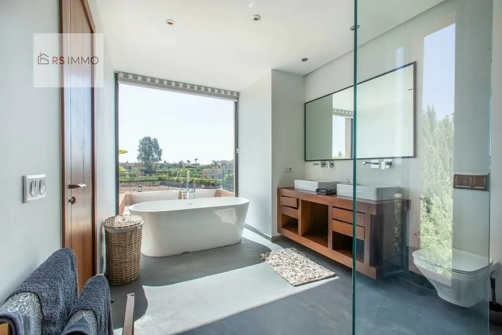 villa moderne de luxe a vendre deux pisicnes - مراكش (4)