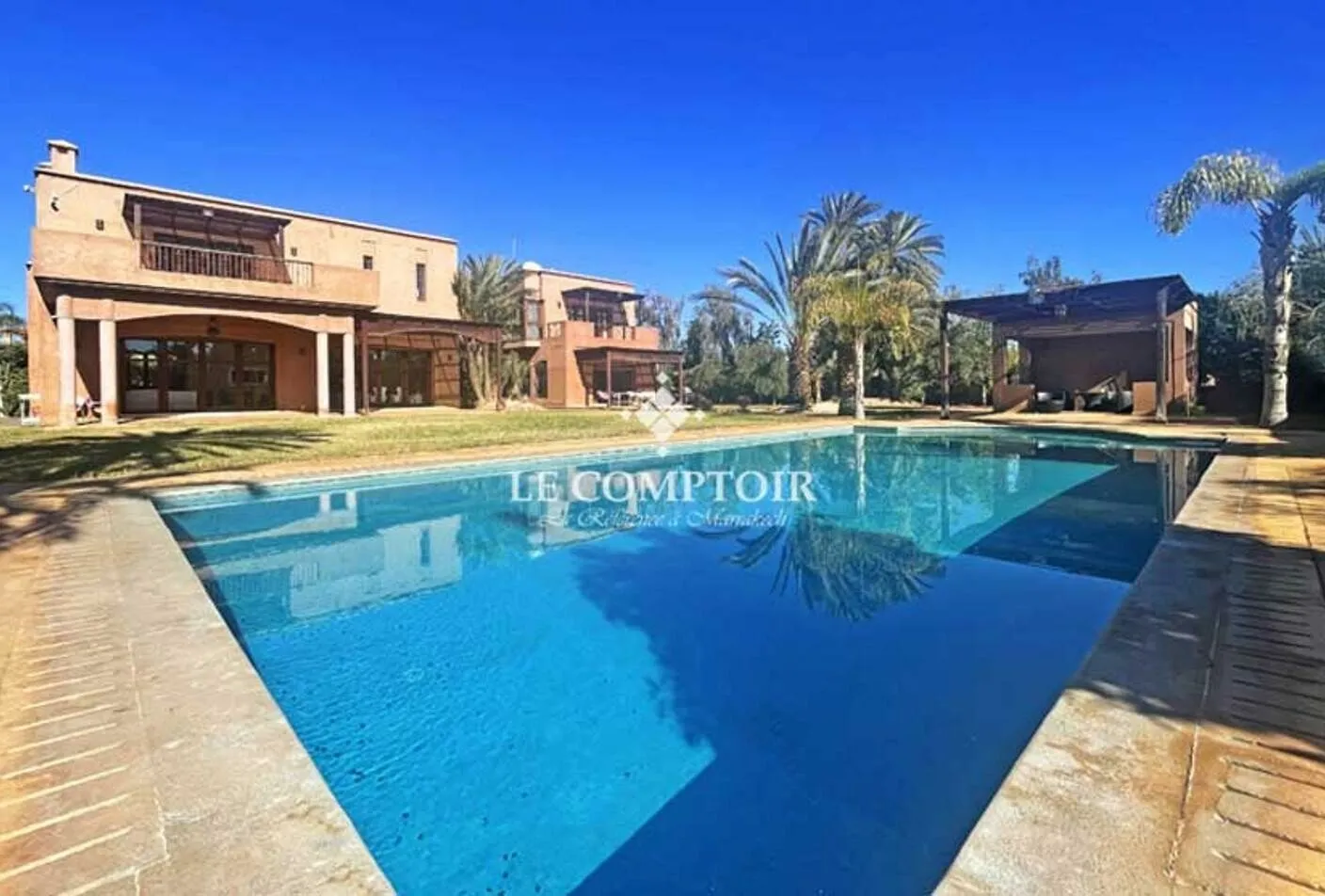 VILLA PALMERAIE ARABO MAURESQUE PROCHE PGP - مراكش