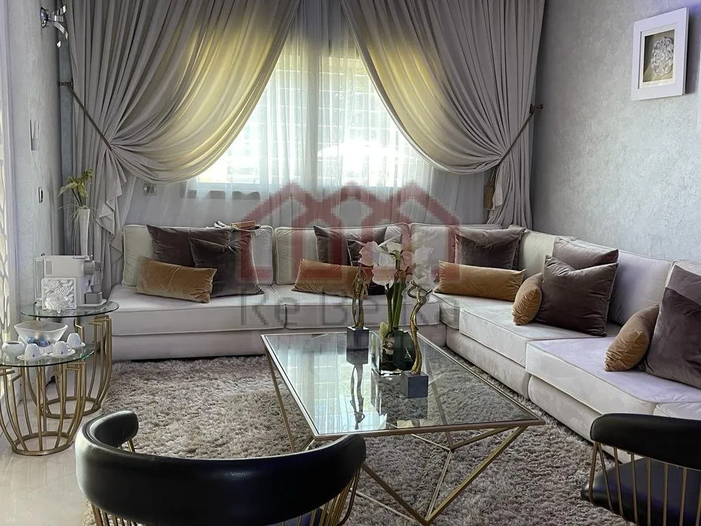 Joli Triplex meublé de haut standing avec piscine a Skhirat - مراكش (4)