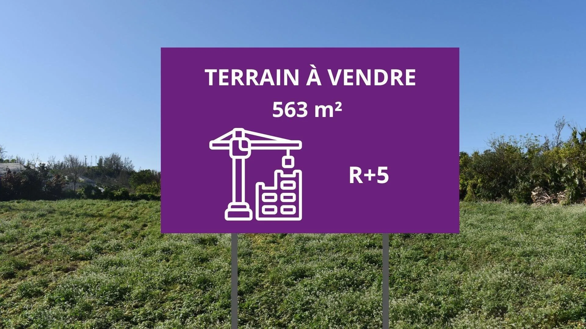 Terrain zone immeuble R+5 à vendre - مكناس