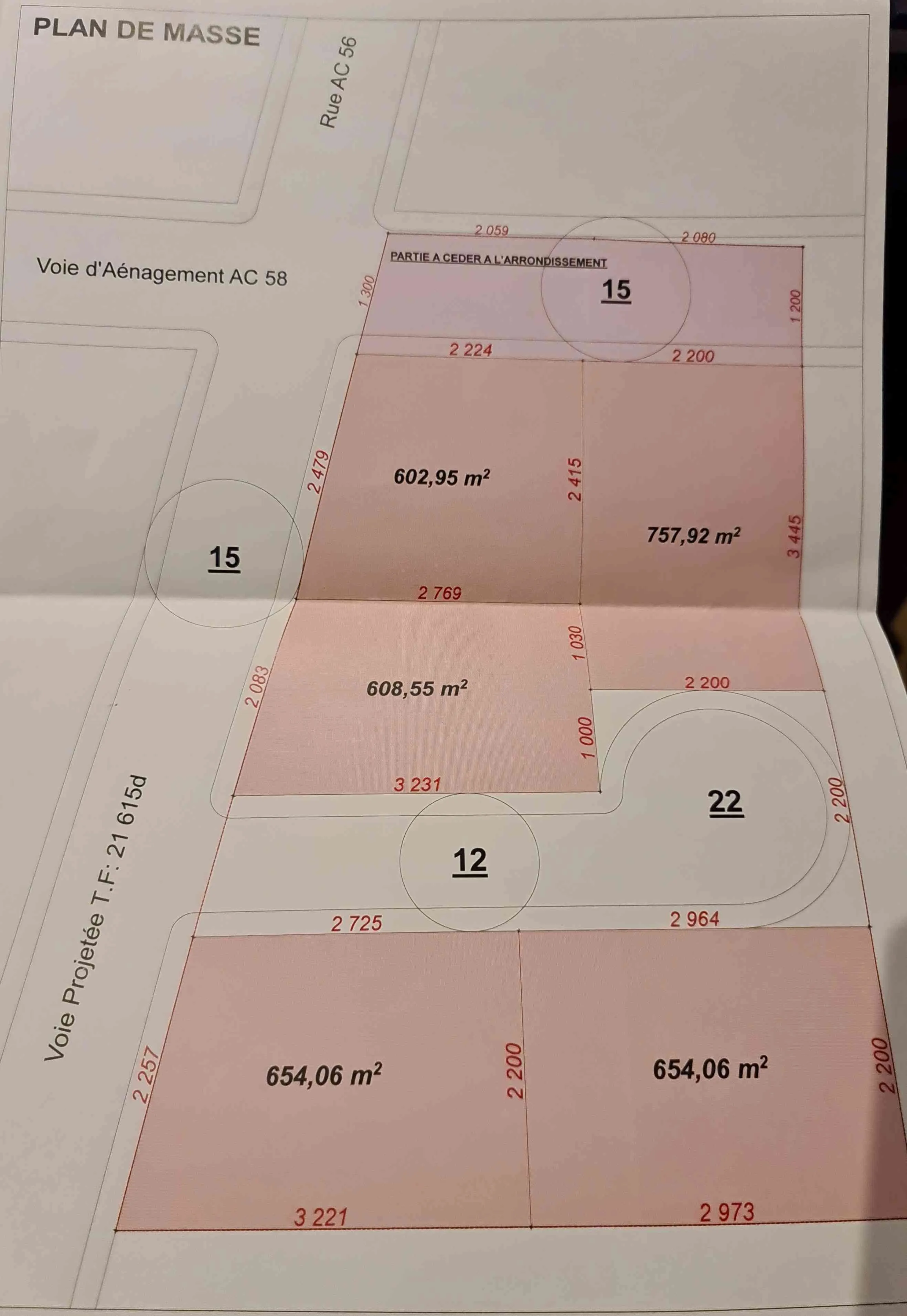 Lots de terrains en vente à Ain Chock Californie - الدار البيضاء (3)