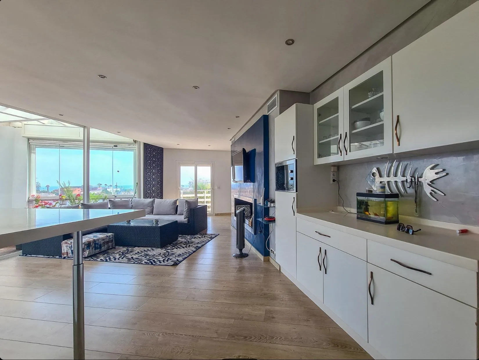 Superbe Appartement Meublé Avec Vue Océan À Dar Bouazza - دار بوعزة (3)