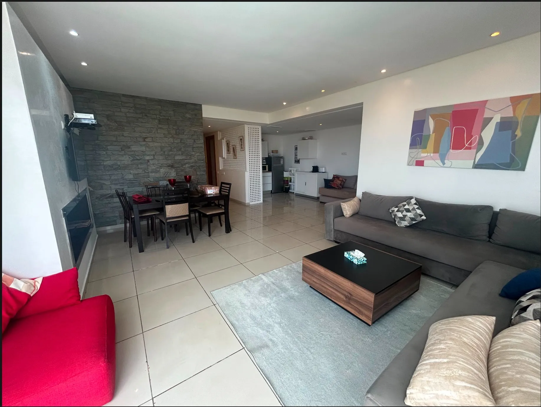 Appartement meublé de 2 chambres à Dar Bouazza - دار بوعزة (3)