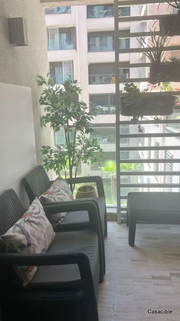 CFC: Location appartement meublé 2 chambres, terrasse. - الدار البيضاء