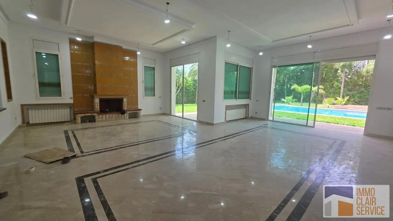 Villa à louer usage bureau (Souissi Les Ambassadeurs) - الرباط (2)