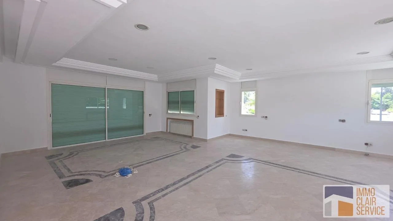 Villa à louer usage bureau (Souissi Les Ambassadeurs) - الرباط (3)