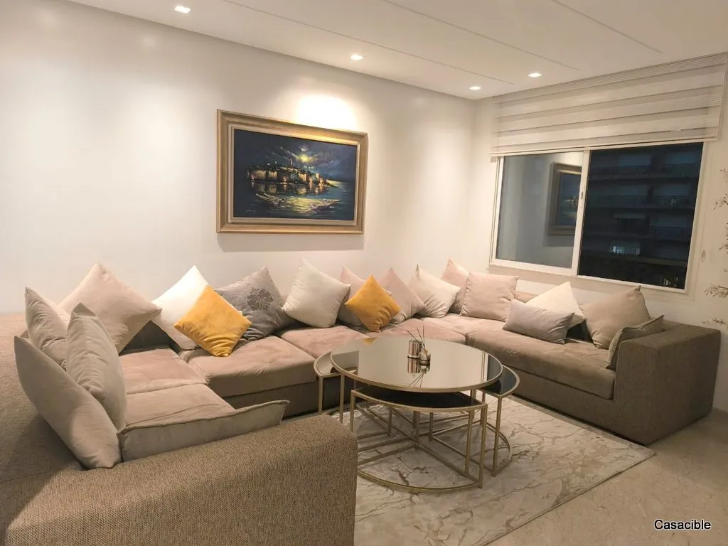 Casablanca Finance City: appartement meublé 2 chambres, terrasse. - الدار البيضاء