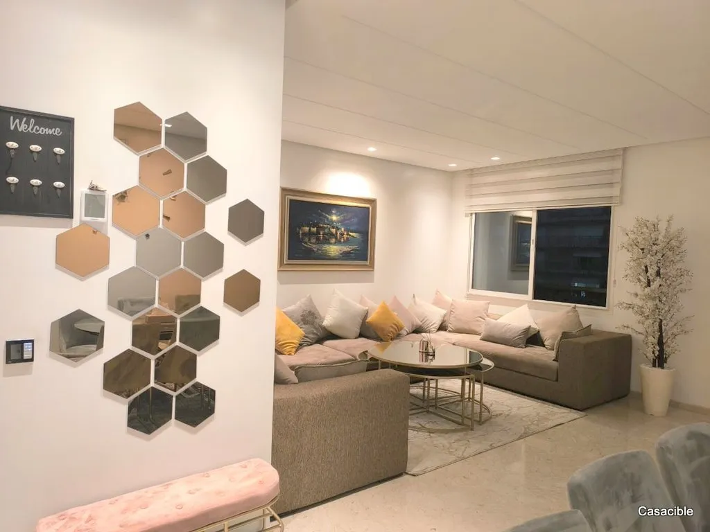 Casablanca Finance City: appartement meublé 2 chambres, terrasse. - الدار البيضاء (2)