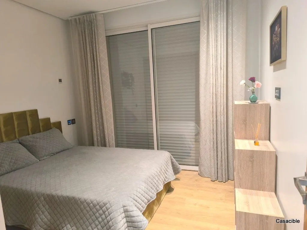 Casablanca Finance City: appartement meublé 2 chambres, terrasse. - الدار البيضاء (4)