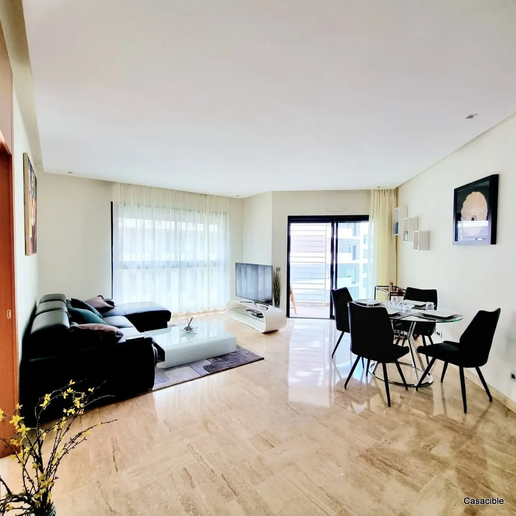 Casablanca Finance City: appartement meublé 2 chambres. - الدار البيضاء (2)