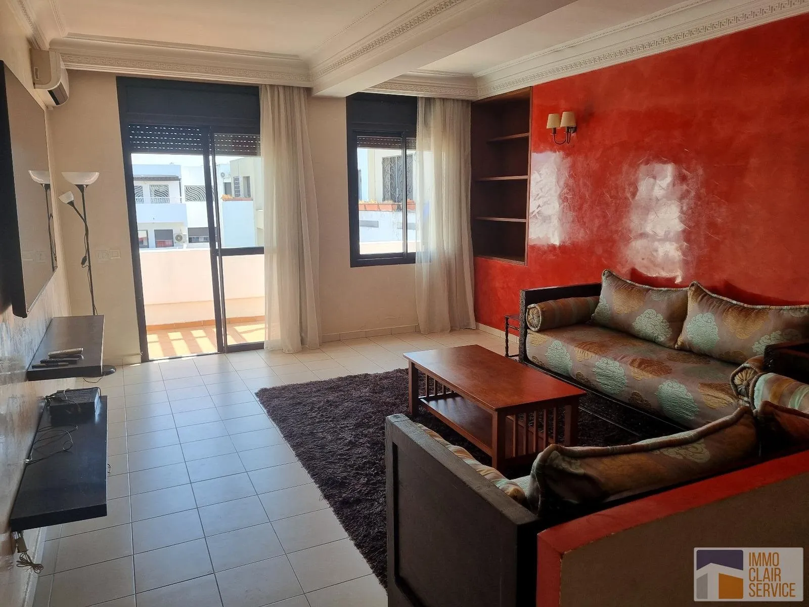 Joli Appartement meublé en location au centre de Hay Riad Rabat. - الرباط