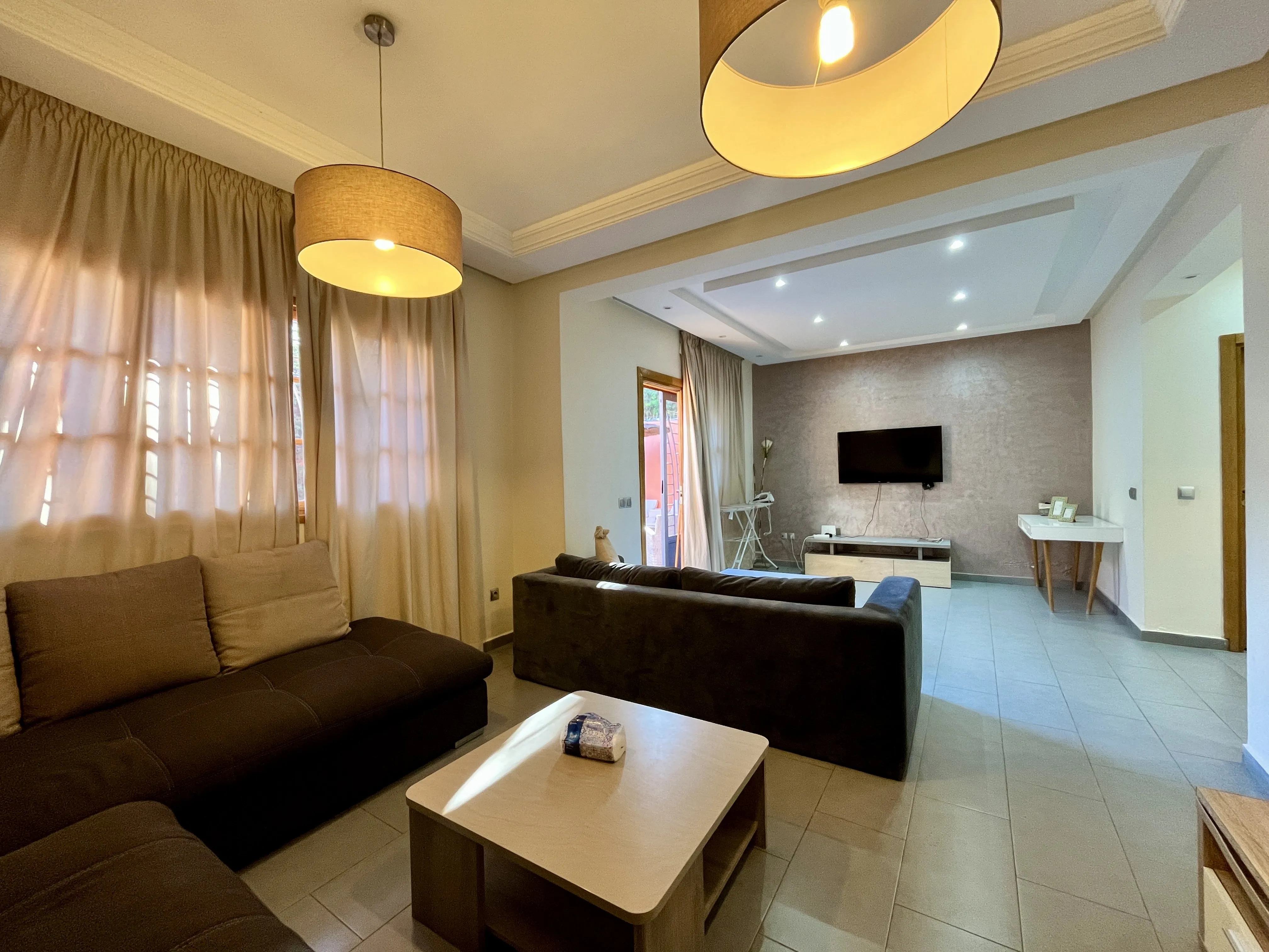 Villa meublée avec piscine privée – Tamansourt - مراكش (4)