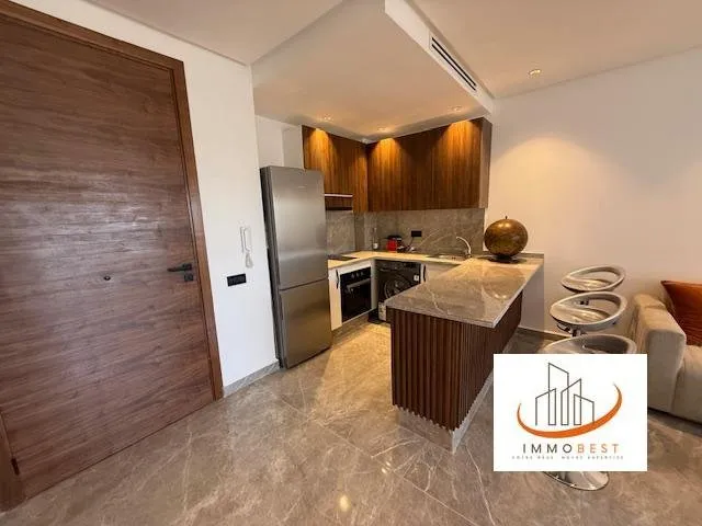 CFC Beau studio neuf meublé en location de 53m2 1 CH - الدار البيضاء (3)