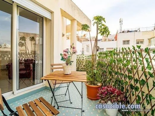 Gauthier: appartement meublé, terrasse. - الدار البيضاء