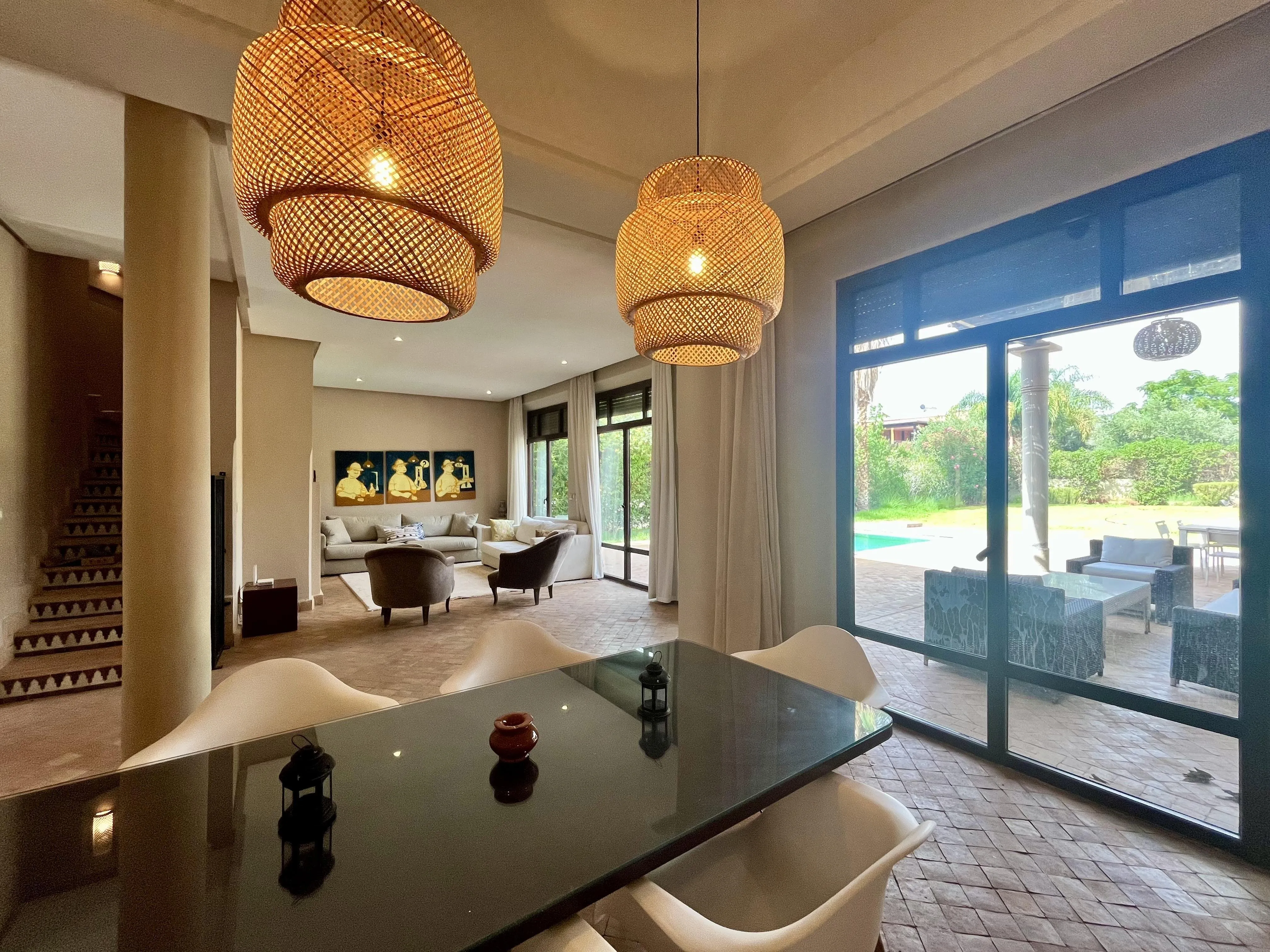Villa à louer avec piscine sur golf - Marrakech - مراكش (2)