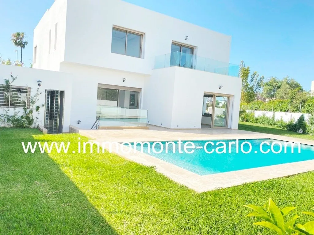 Villa d’architecte neuve avec piscine Rabat - الرباط