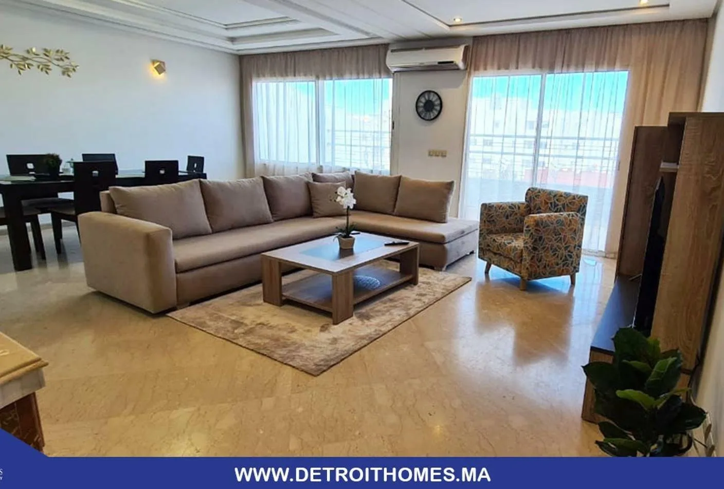 Appartement meublé à neuf  avec terrasse à louer - طنجة (3)