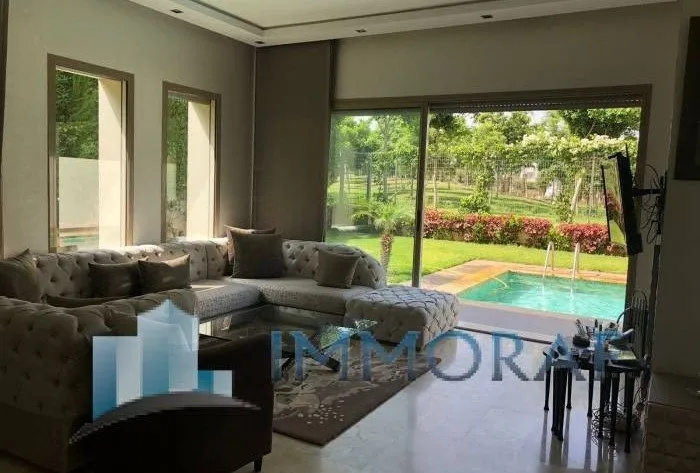 Location Villa meublée Bouskoura Casablanca - الدار البيضاء (2)