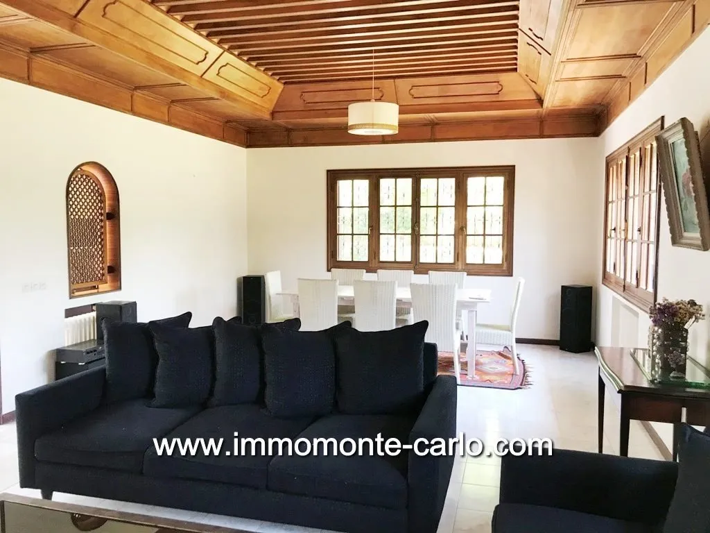 Villa avec piscine et beau jardin RABAT - الرباط (4)