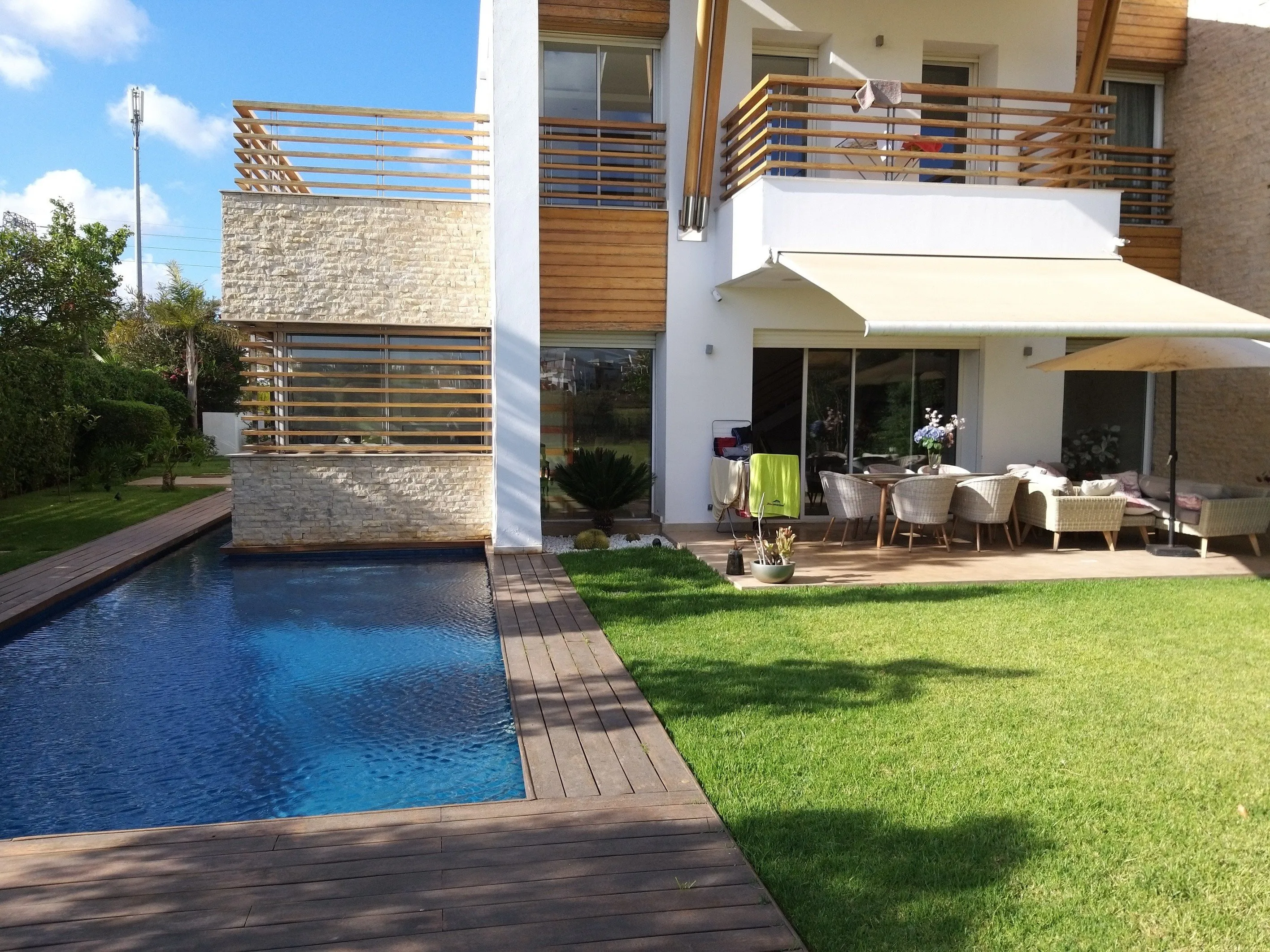 Location villa  meublée Bouskoura casablanca - الدار البيضاء