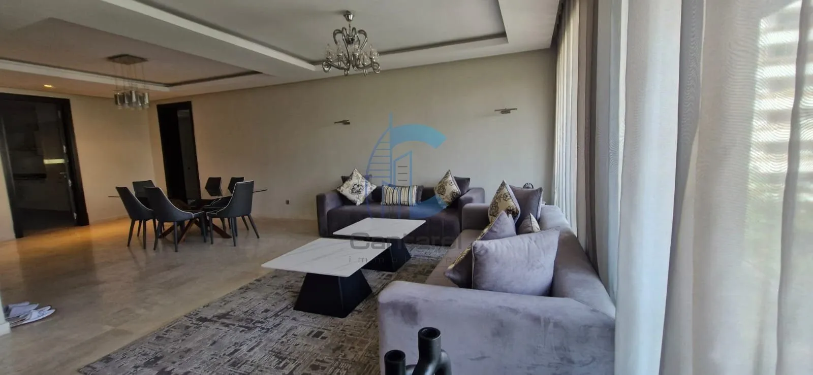 BEL APPT MEUBLÉ  EN LOCATION  -GAUTHIER- - الدار البيضاء (4)