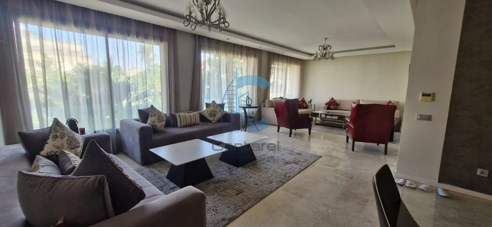BEL APPT MEUBLÉ  EN LOCATION  -GAUTHIER- - الدار البيضاء