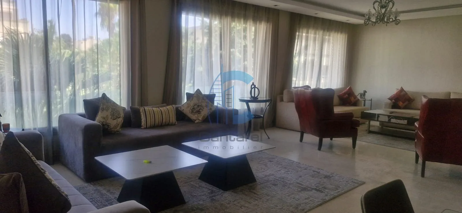 BEL APPT MEUBLÉ  EN LOCATION  -GAUTHIER- - الدار البيضاء (2)