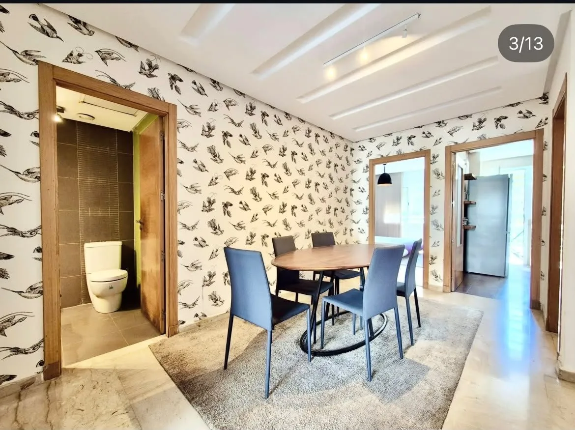 AIN DIAB – QUARTIER LITTORAL | BEL APPARTEMENT MEUBLÉ À LOUER 3CH - الدار البيضاء (3)