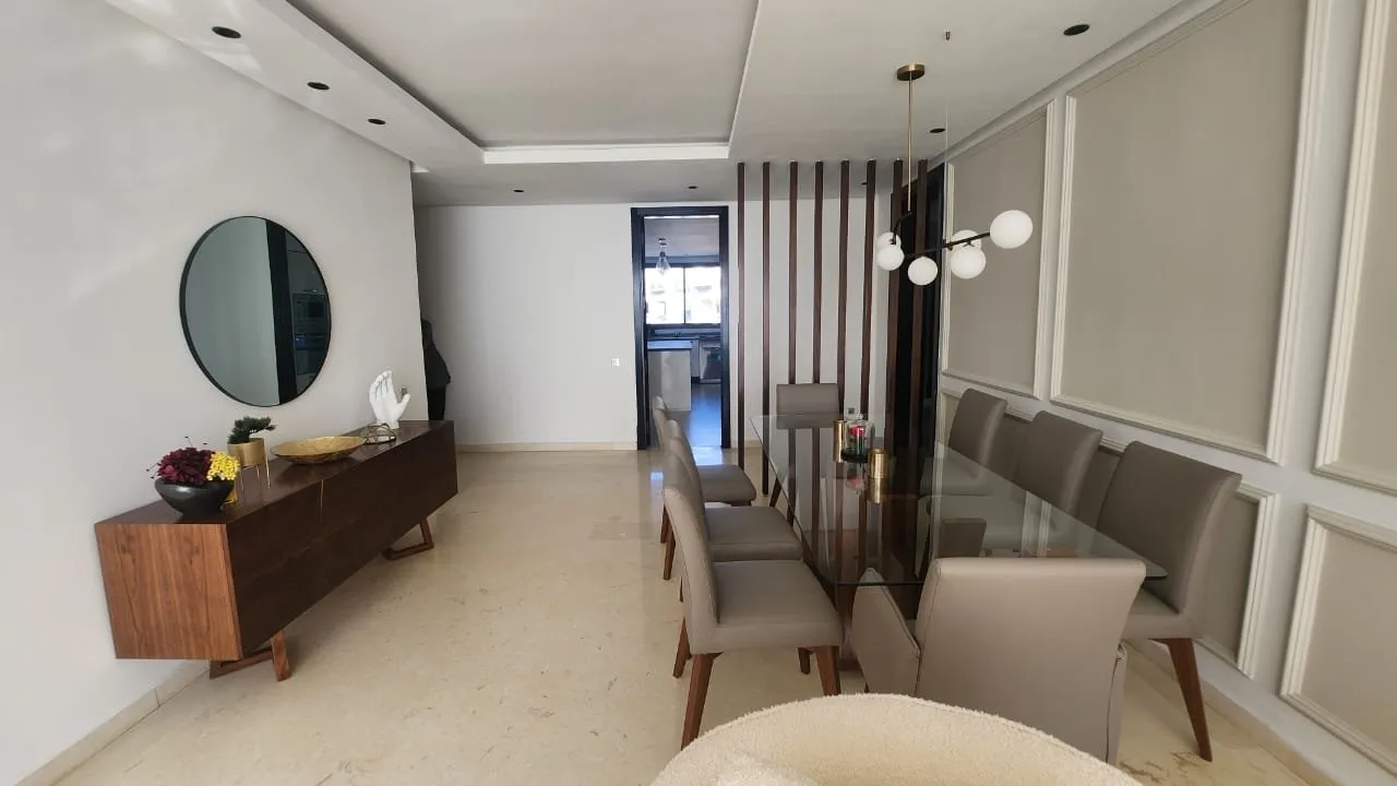 BEL APPT MEUBLE EN LOCATION -GAUTHIER- - الدار البيضاء (4)