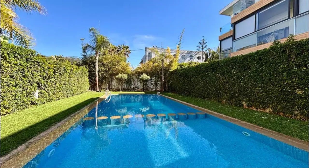 Dar bouazza, très joli appartement meublé, en location 2 CH - دار بوعزة (2)