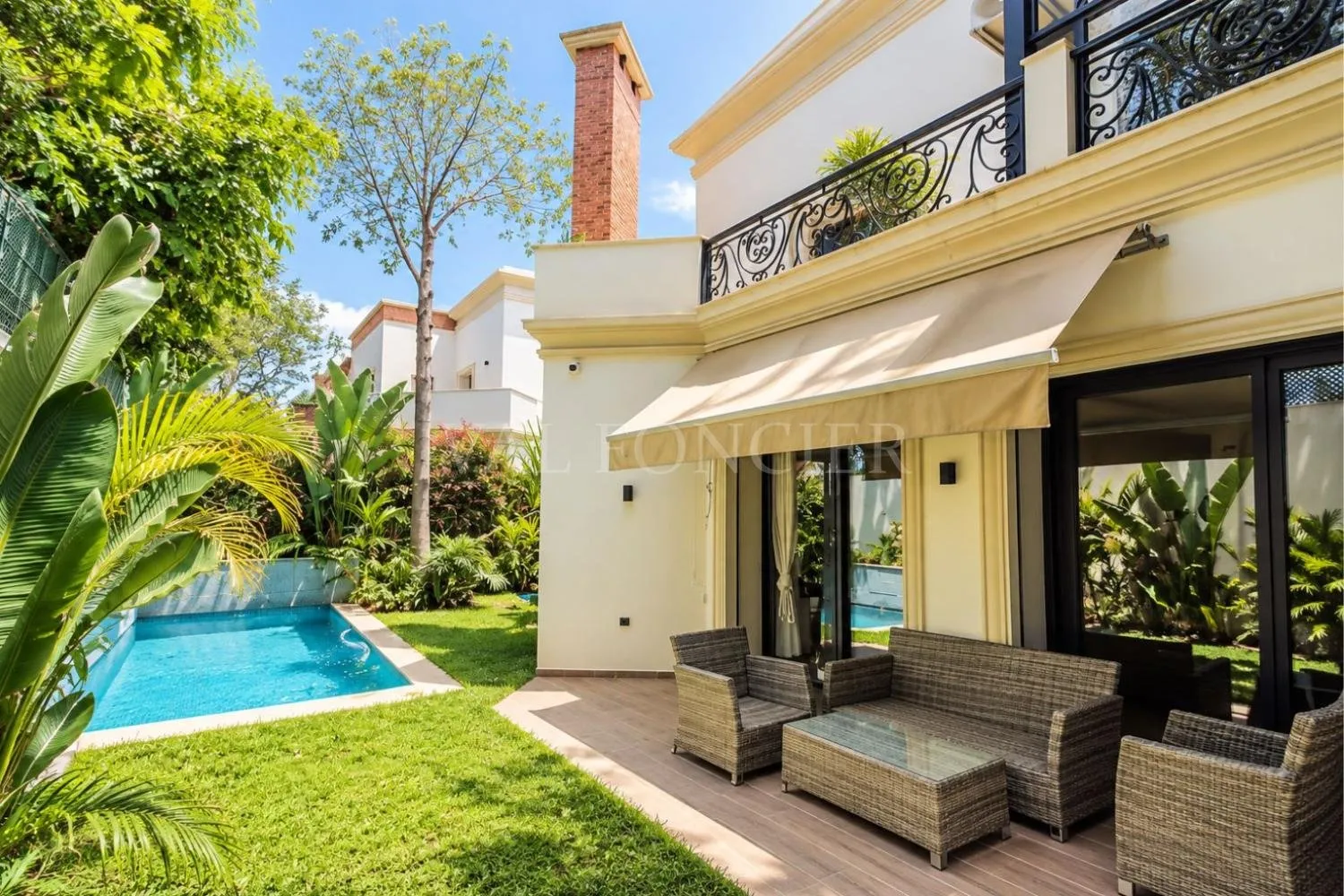 Location Belle villa meublée 5 chambres avec piscine Californie, Casablanca - الدار البيضاء