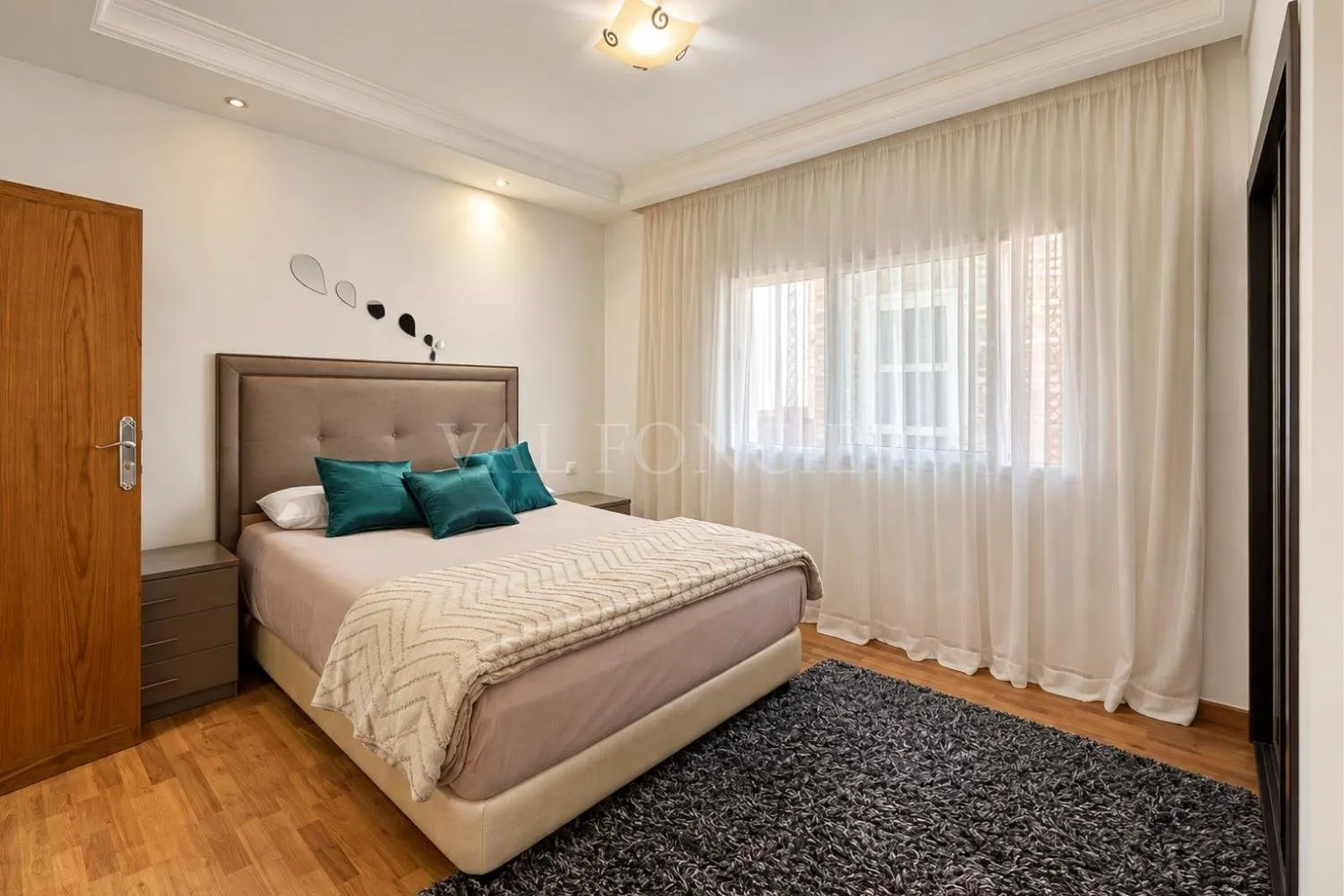 Location Appartement meublé 2 chambres en étage élevé Bourgogne, Casablanca - الدار البيضاء (4)