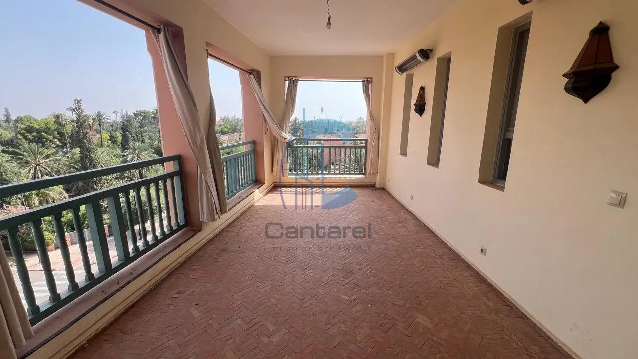 APPARTEMENT 3 CHAMBRES RÉNOVÉ EN 2025 AVEC TERRASSE À LOUER - HIVERNAGE MARRAKECH - مراكش (3)